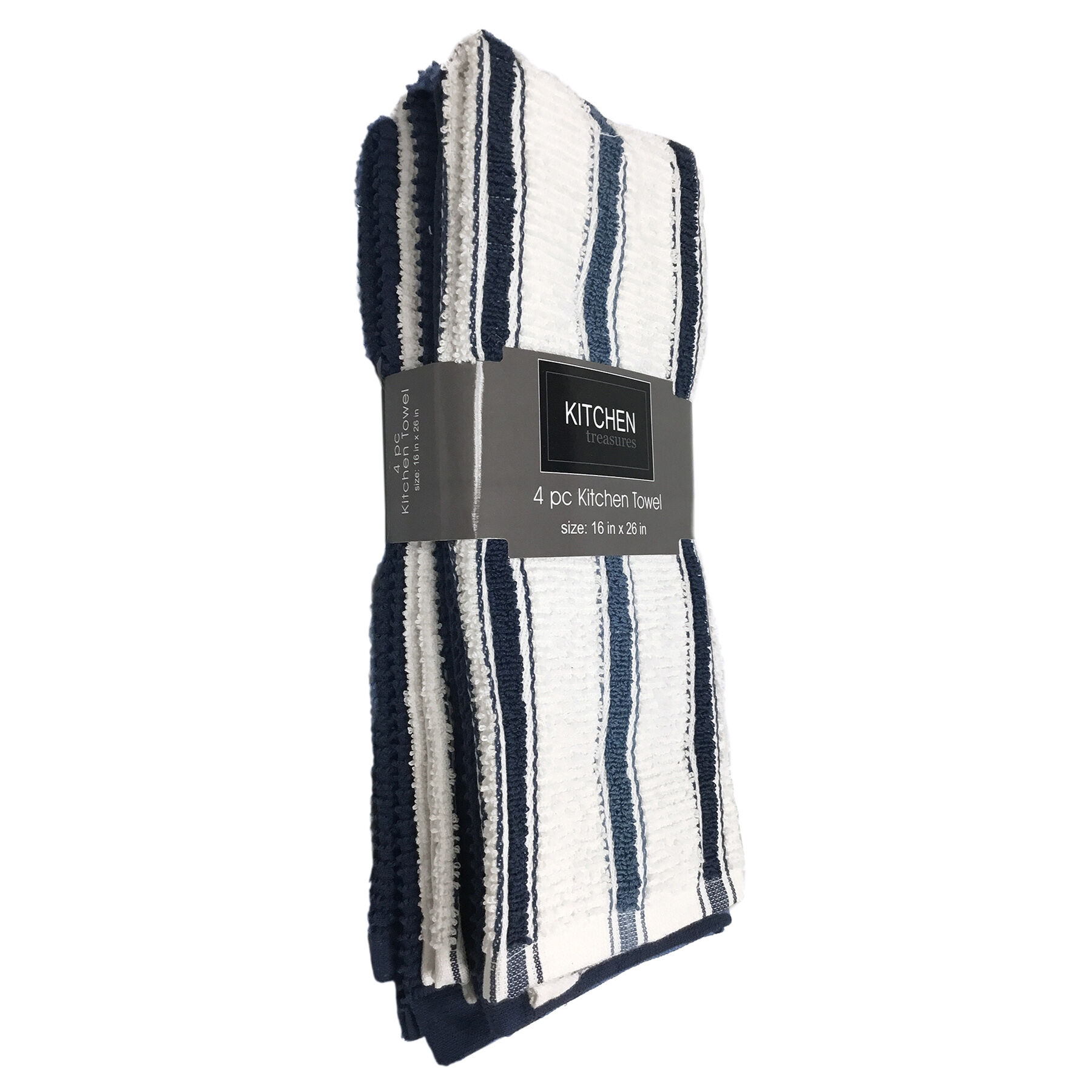 dark blue towel set