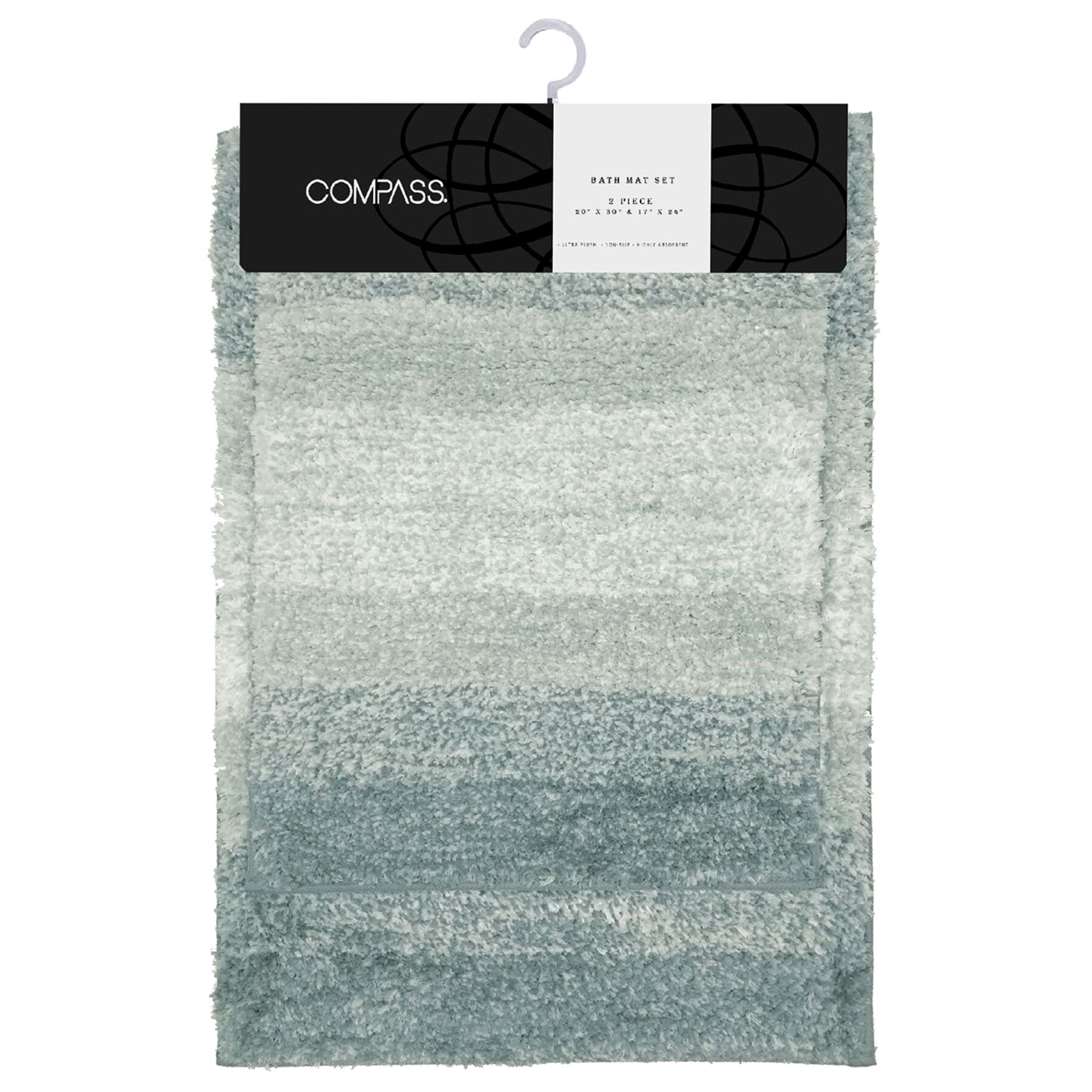 aqua bath mat set