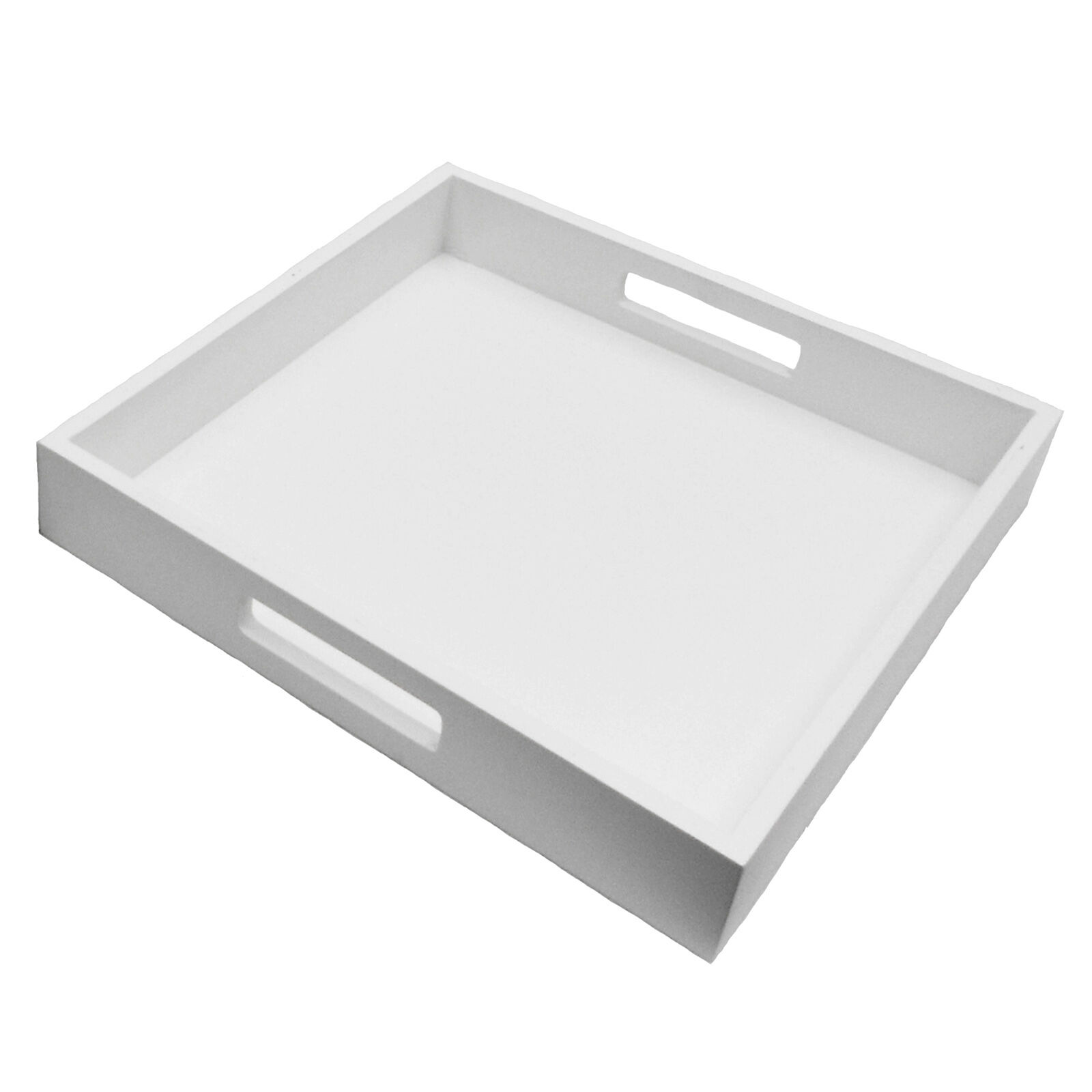 white square tray