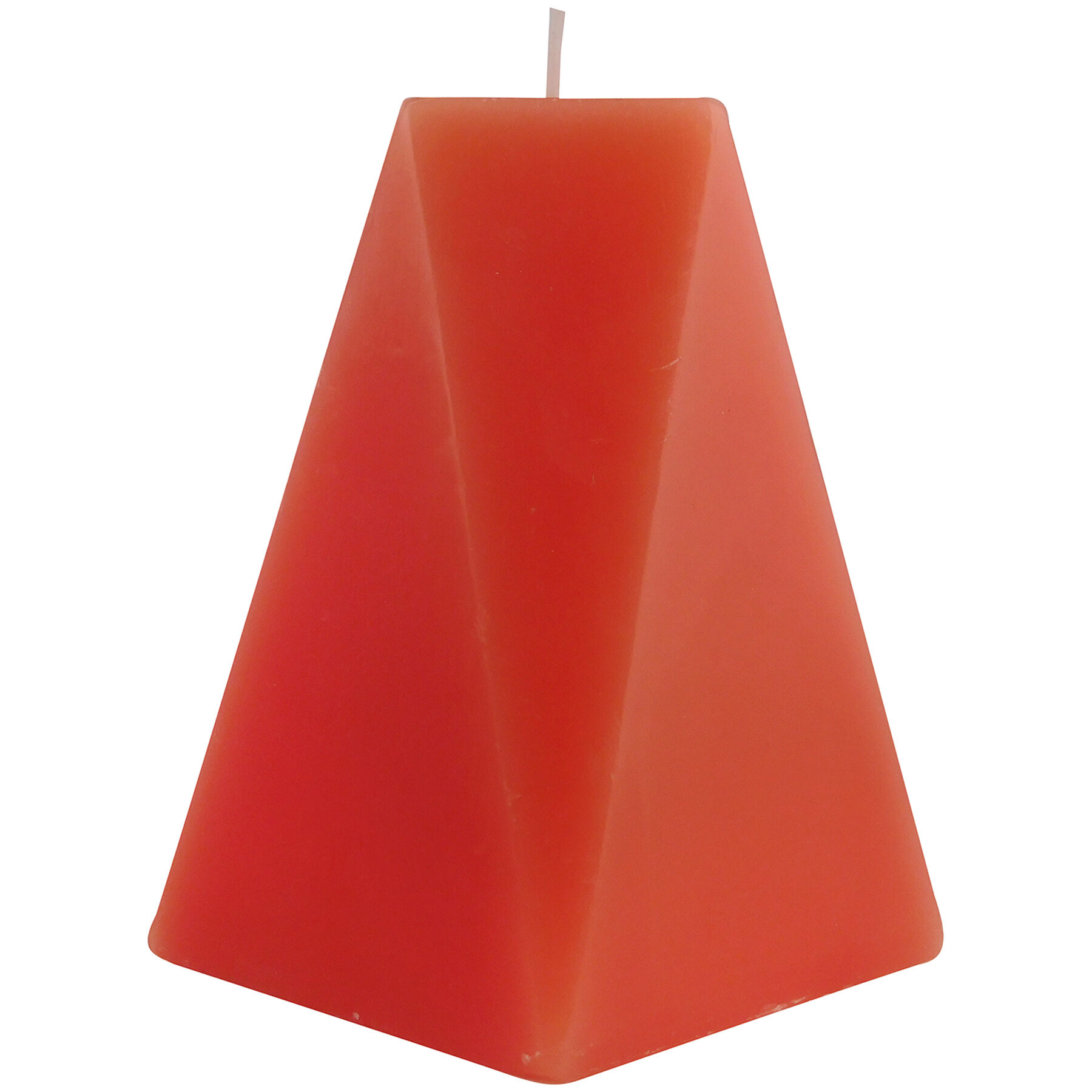 coral pillar candles