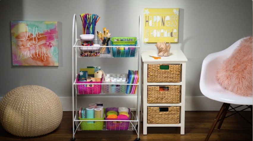 Craft room organization